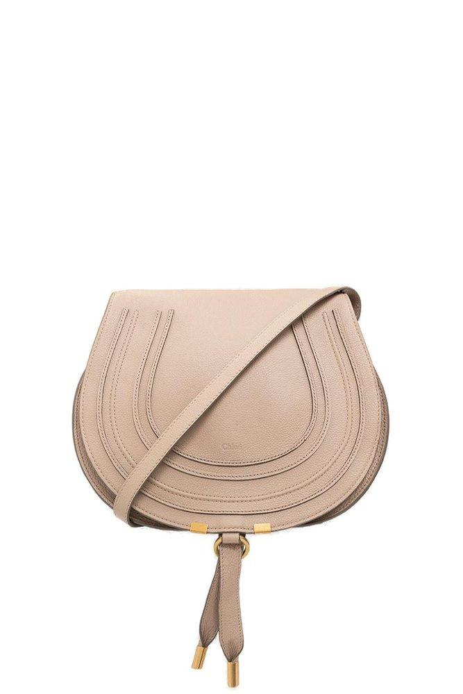 Chloé Marcie Medium Shoulder Bag in Natural | Lyst UK