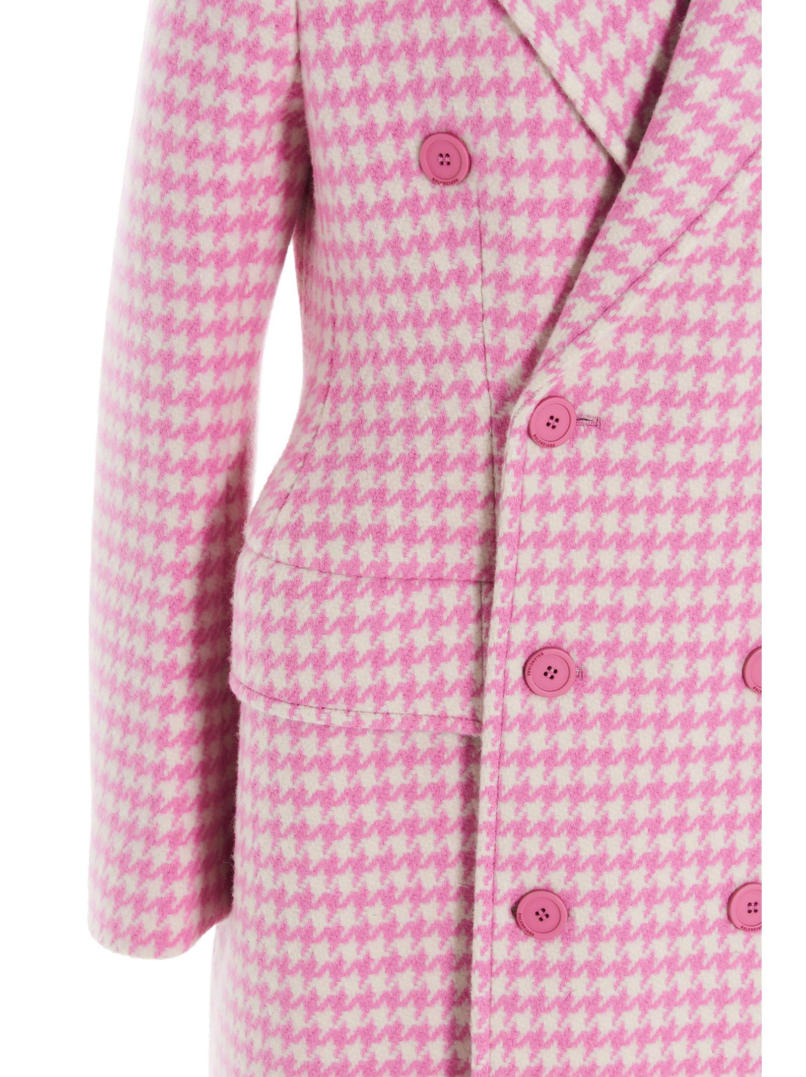 Balenciaga pink coat sale