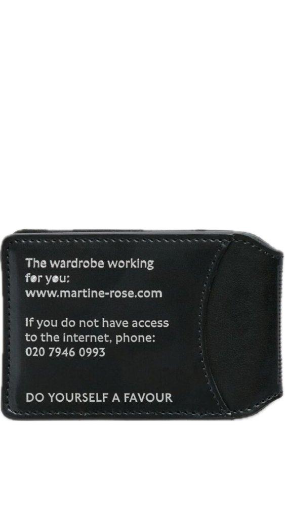 Martine Rose Oyster Wallet in Black for Men | Lyst