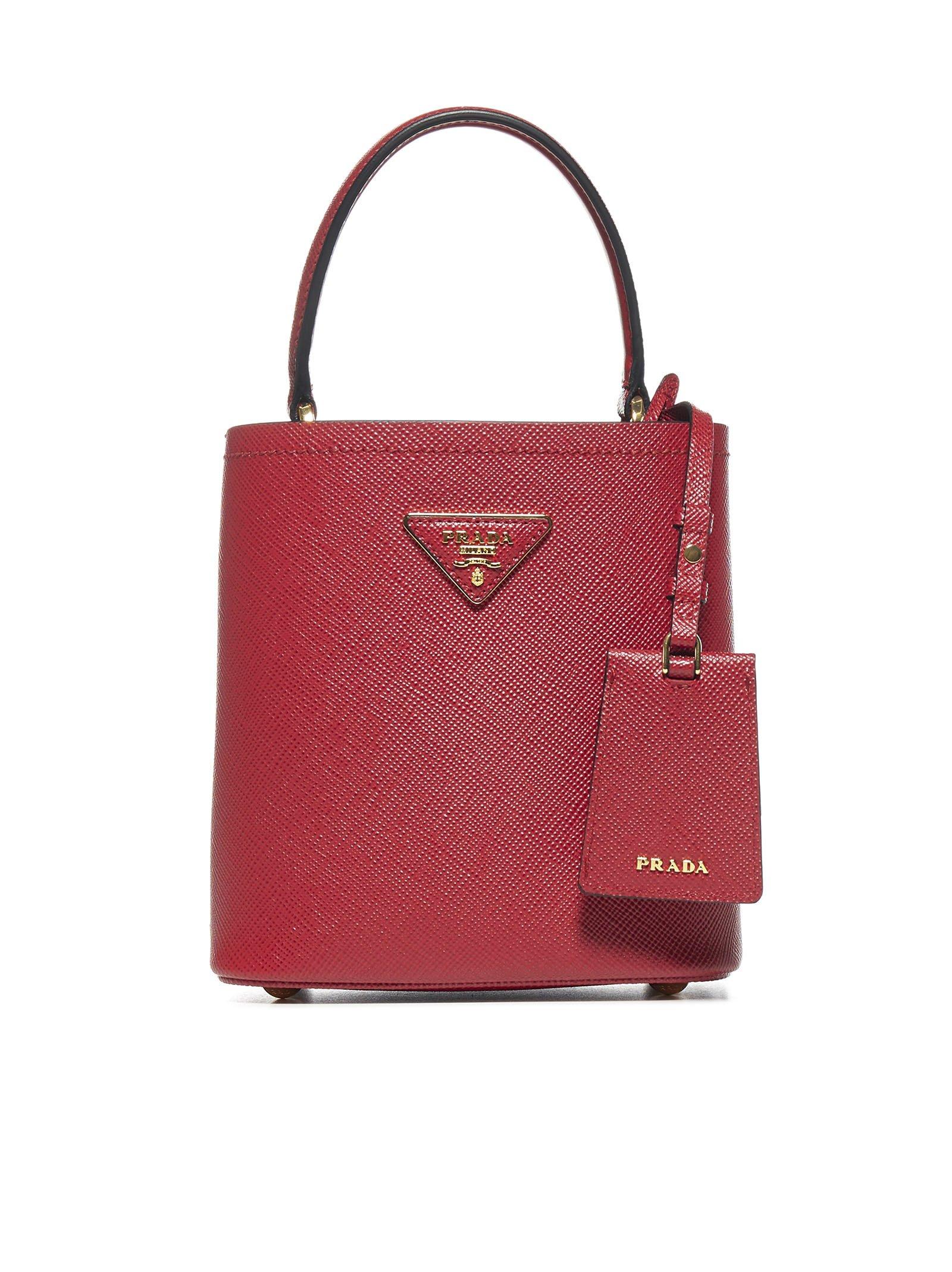 prada mini bag red