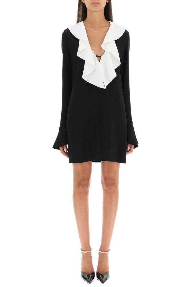 N°21 Black Cotton Short Dress With Pockets N°21 Black Cotton Short Dress With Pockets Mini | THE LIST