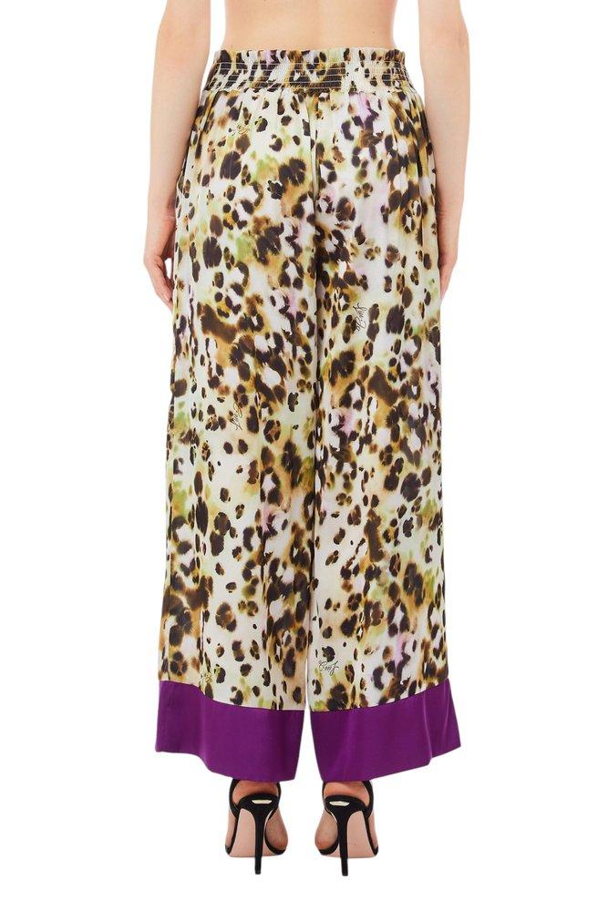 パンツ LIU JO PRINTED PANTS Women's Trousers | Designer Trousers for women | Liu Jo UK
