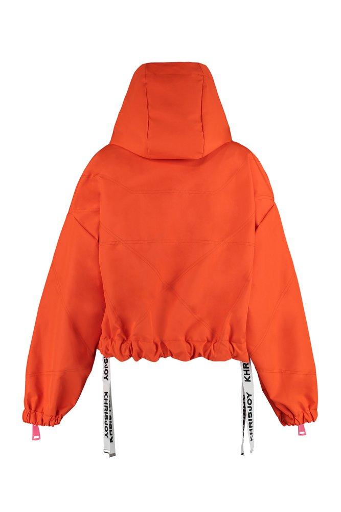 Khris Crop Hooded Windbreaker