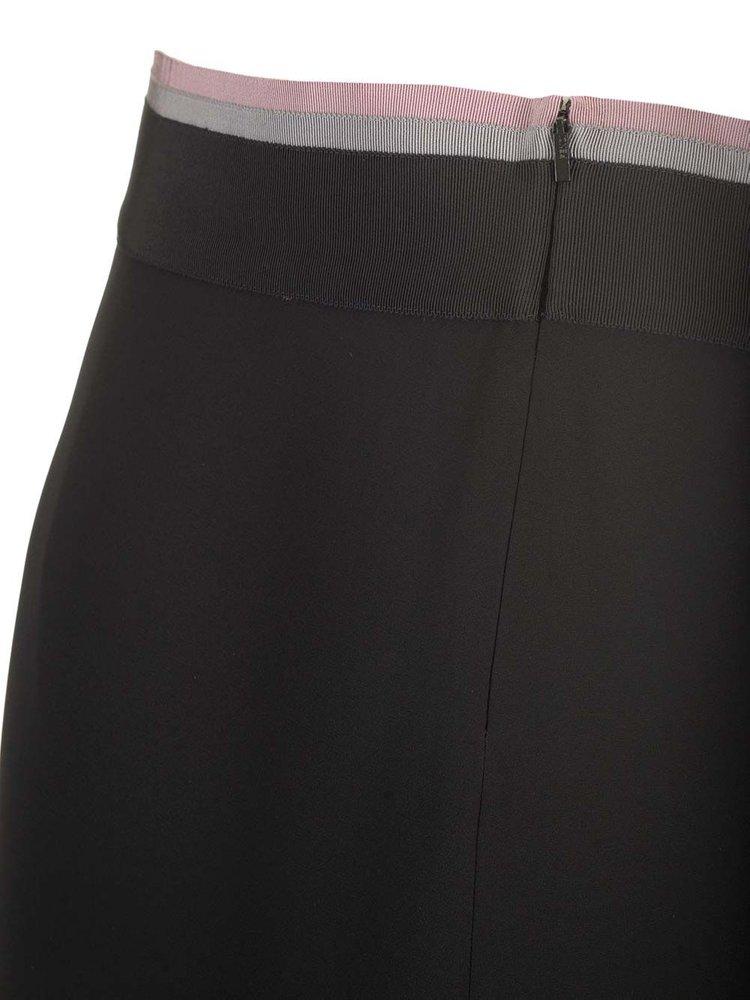Fendi Silk Cady Midi Skirt Skirts in Black | Lyst