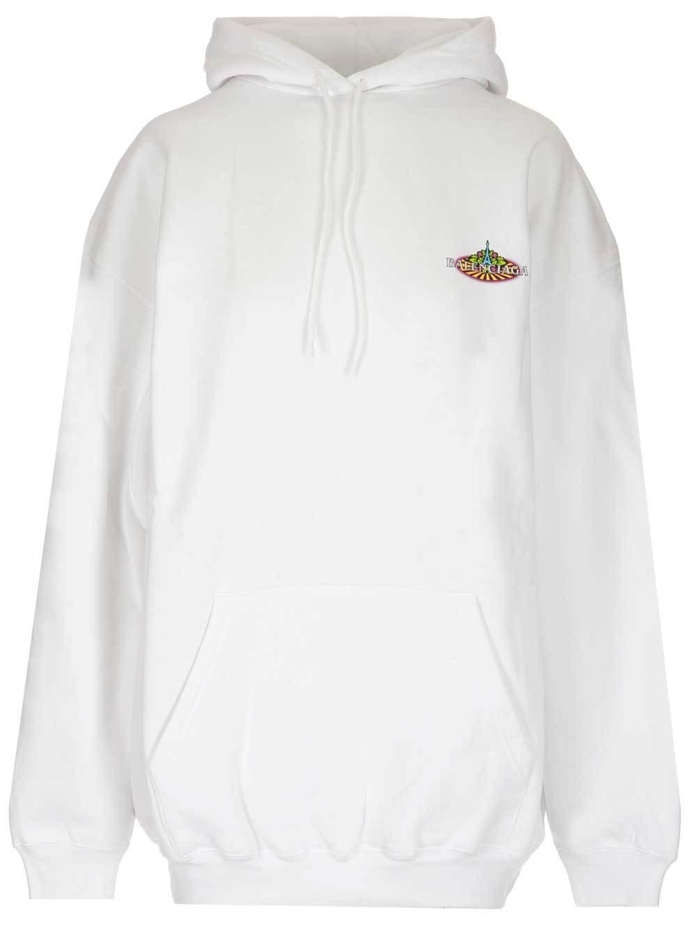 white balenciaga hoodie