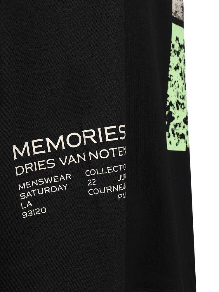 【DRIES VAN NOTEN】HEMMINGS PRINTED DOUBLE SLEEVE T-SHIRT Dries Van Noten Hemmings Printed Double Sleeve T-Shirt in