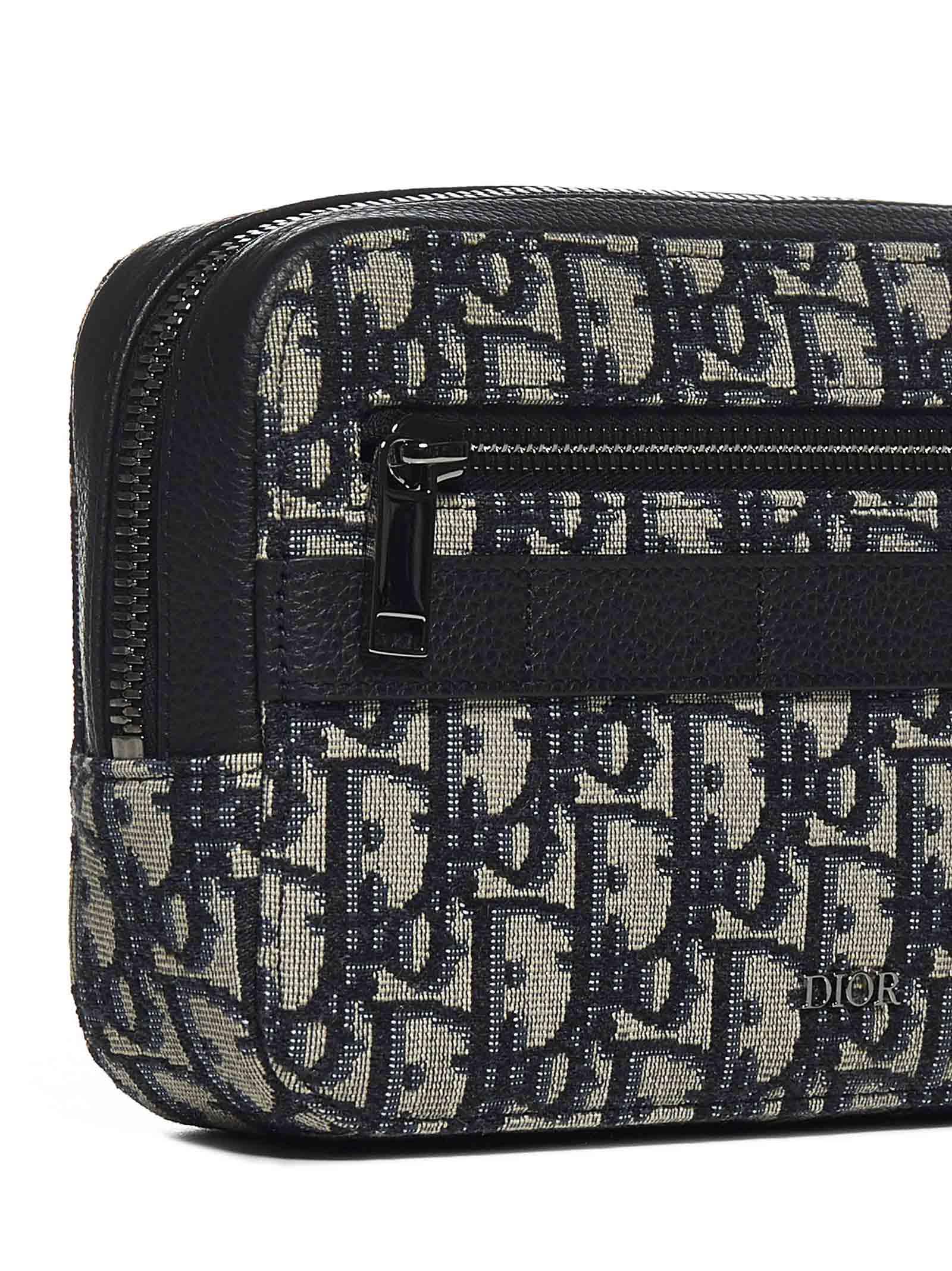 Dior Dior Oblique Jacquard Belt Bag in Black for Men