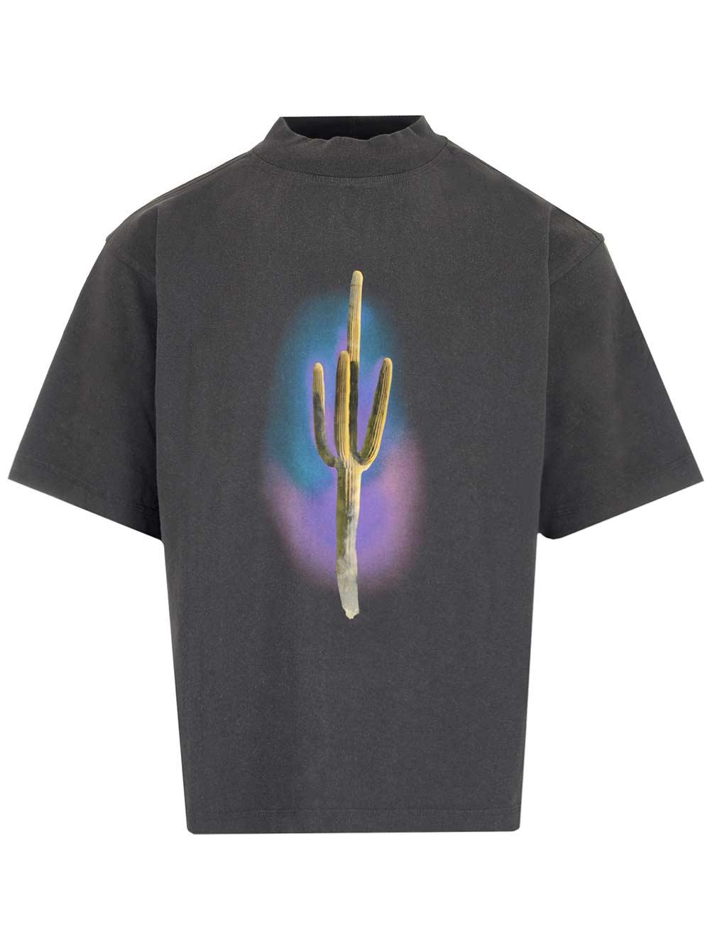 Palm Angels Cactus-print Cotton-jersey 