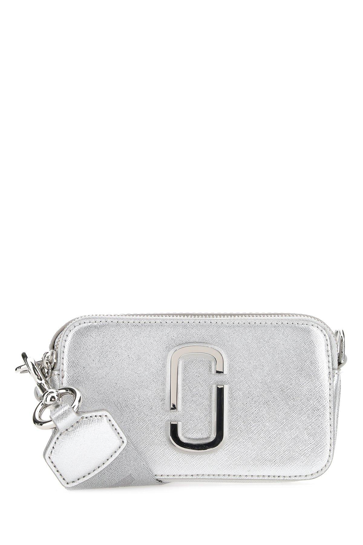 Marc Jacobs The Snapshot Dtm Camera Bag Grey Leather Pony-style