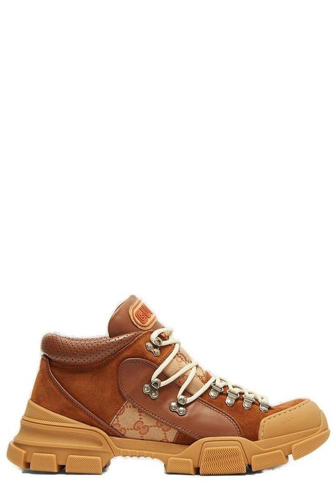 Gucci Flashtrek GG Sneakers in Brown for Men Lyst