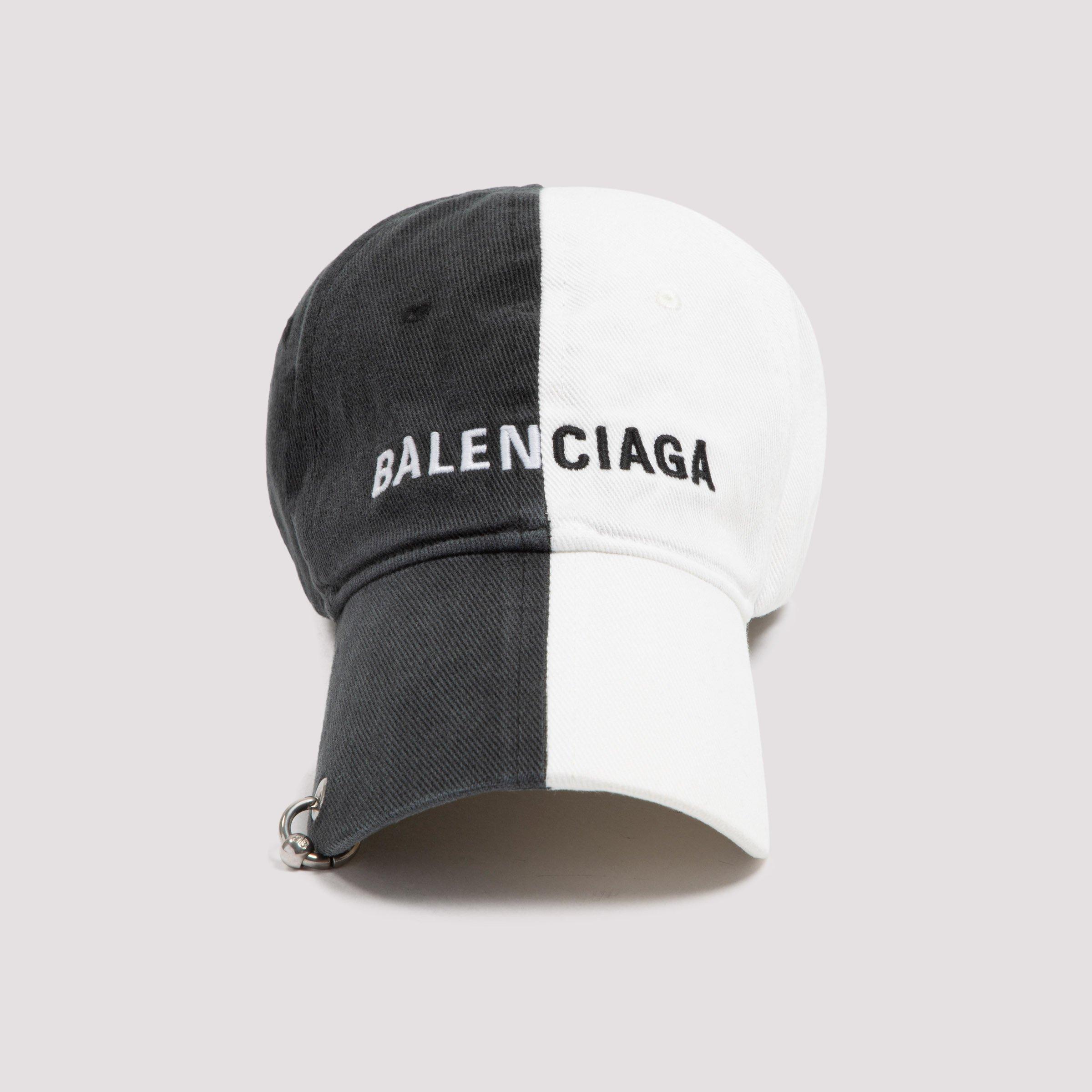 Two-tone Logo Baseball Cap in Black 