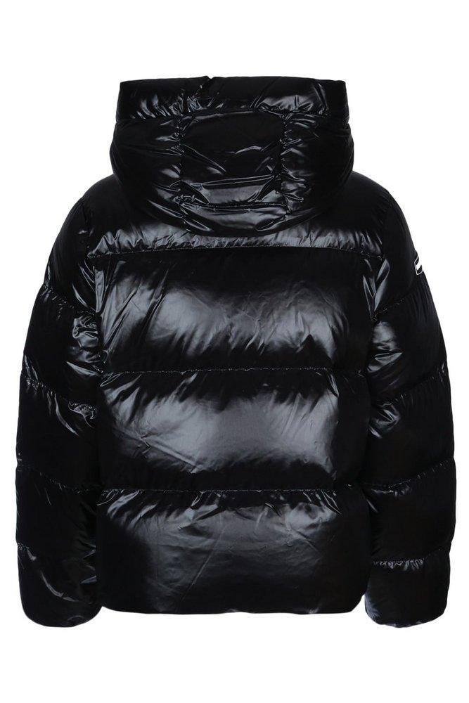 ★DUVETICA★ Iorite W Black Women's Down Jacket V-24F-VDDJ10 Duvetica Belted Hooded Long Down Jacket | italist