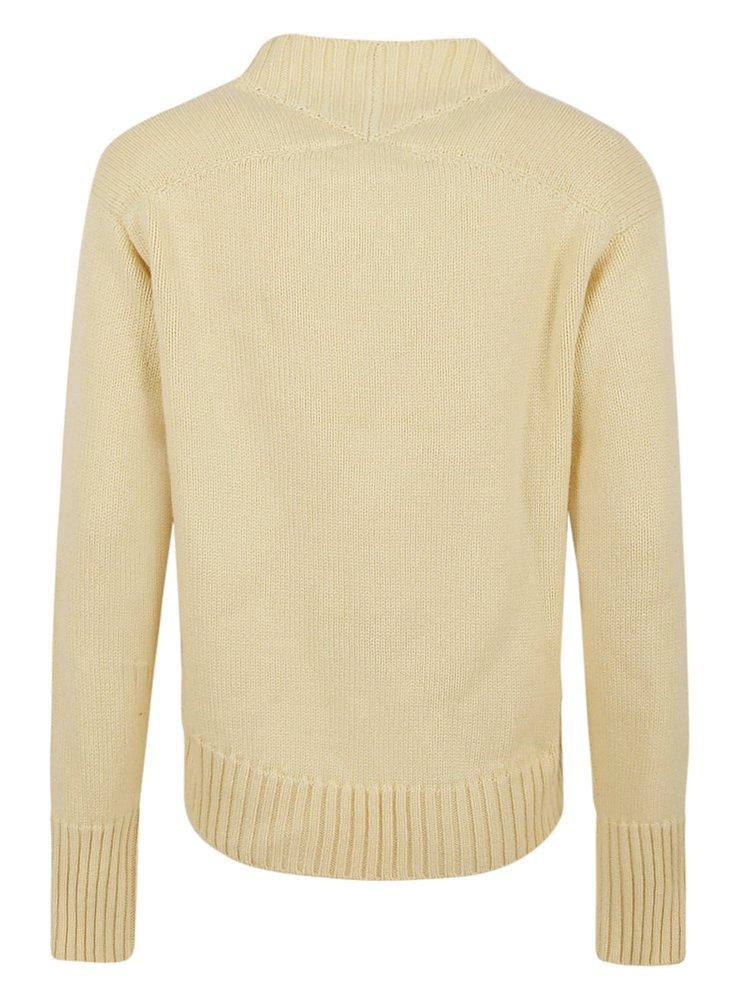 Jil Sander Sweater Rn Ls in Natural | Lyst