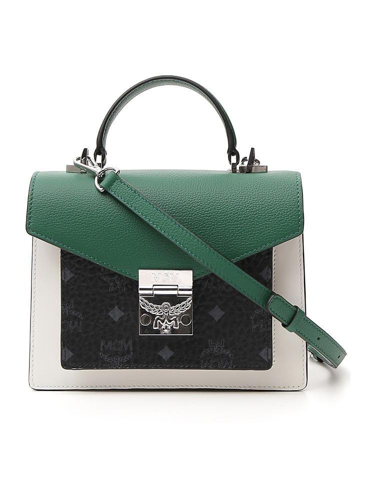 MCM: handbag for woman - Green  Mcm handbag MWTCSSX01 online at