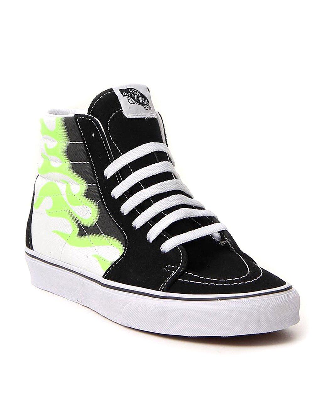 flame vans sk8 hi