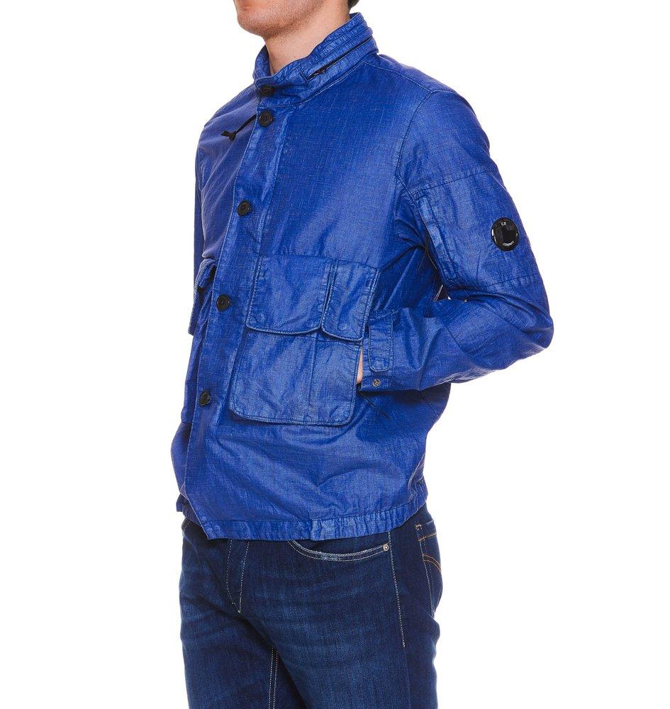 C.P. Company Lino Wax Medium Jacket in Blue for Men | Lyst 