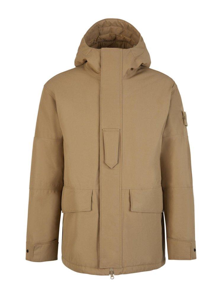 Stone Island Ghost Piece Parka in Natural for Men | Lyst