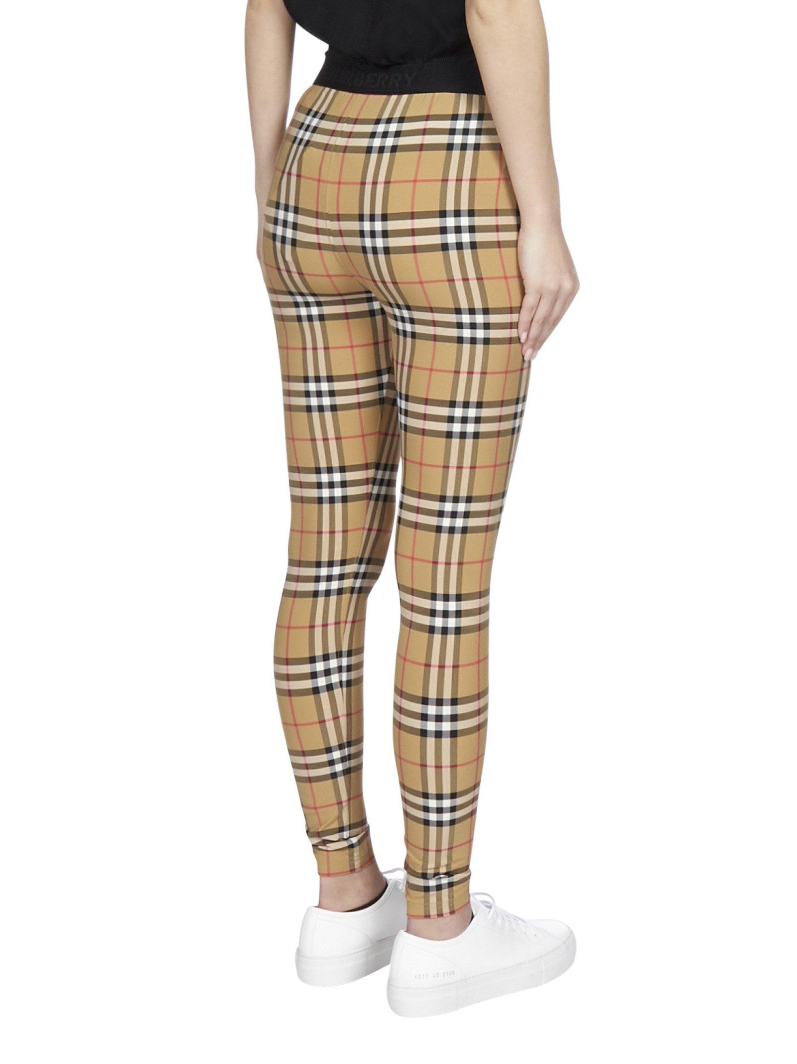 Burberry Synthetic Leggings | Lyst 