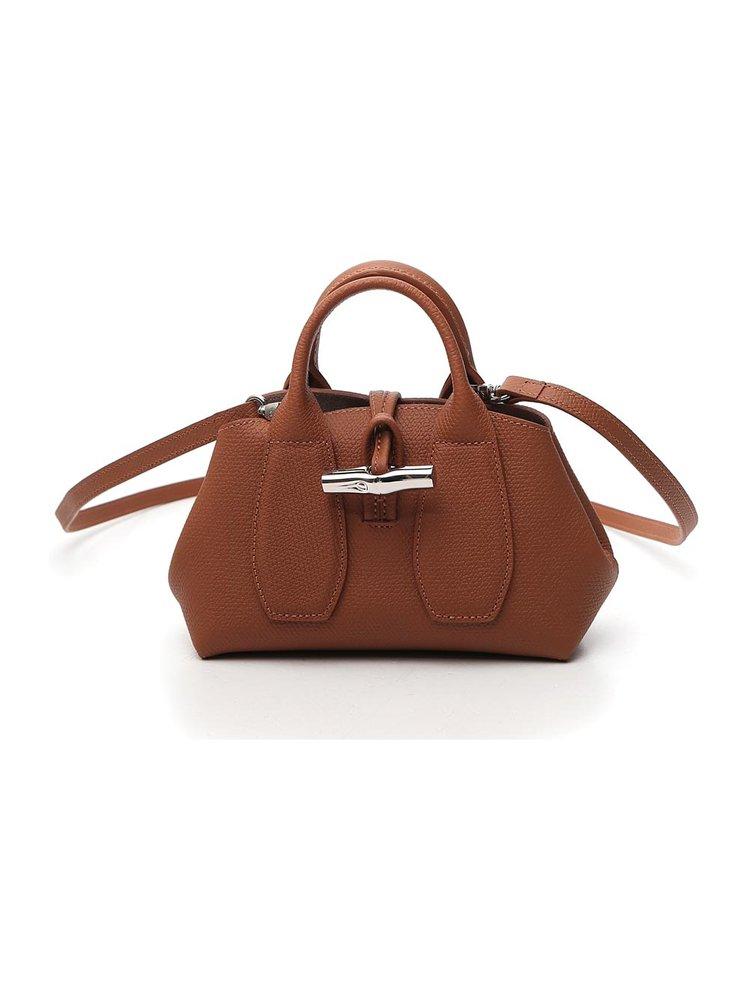 Longchamp Roseau Sellier Medium Top-Handle Tote Bag