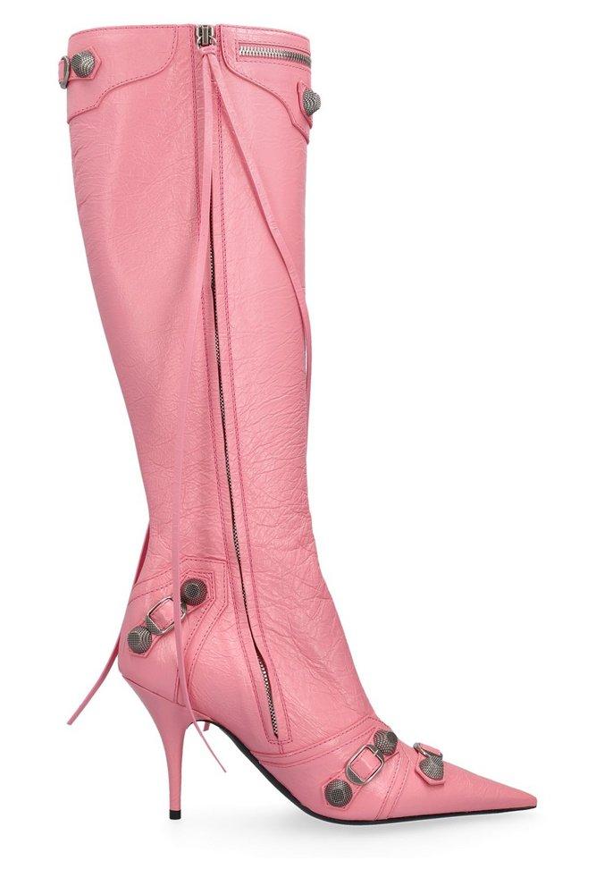pink balenciaga boots