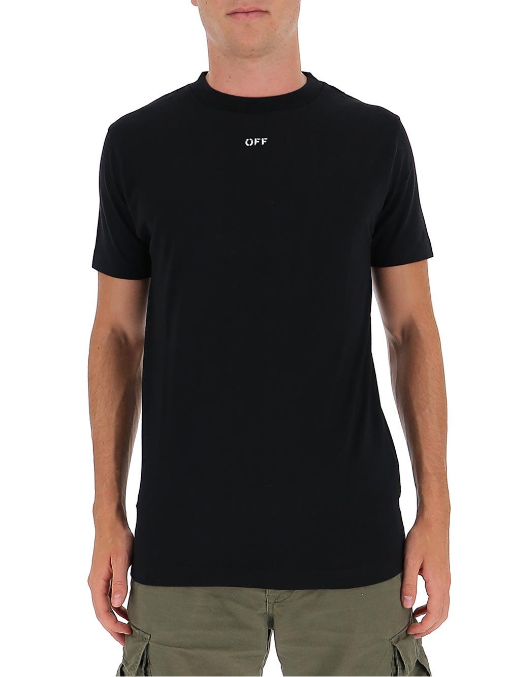 Off-White c/o Virgil Abloh Arch Shapes Slim Fit T-shirt In Black