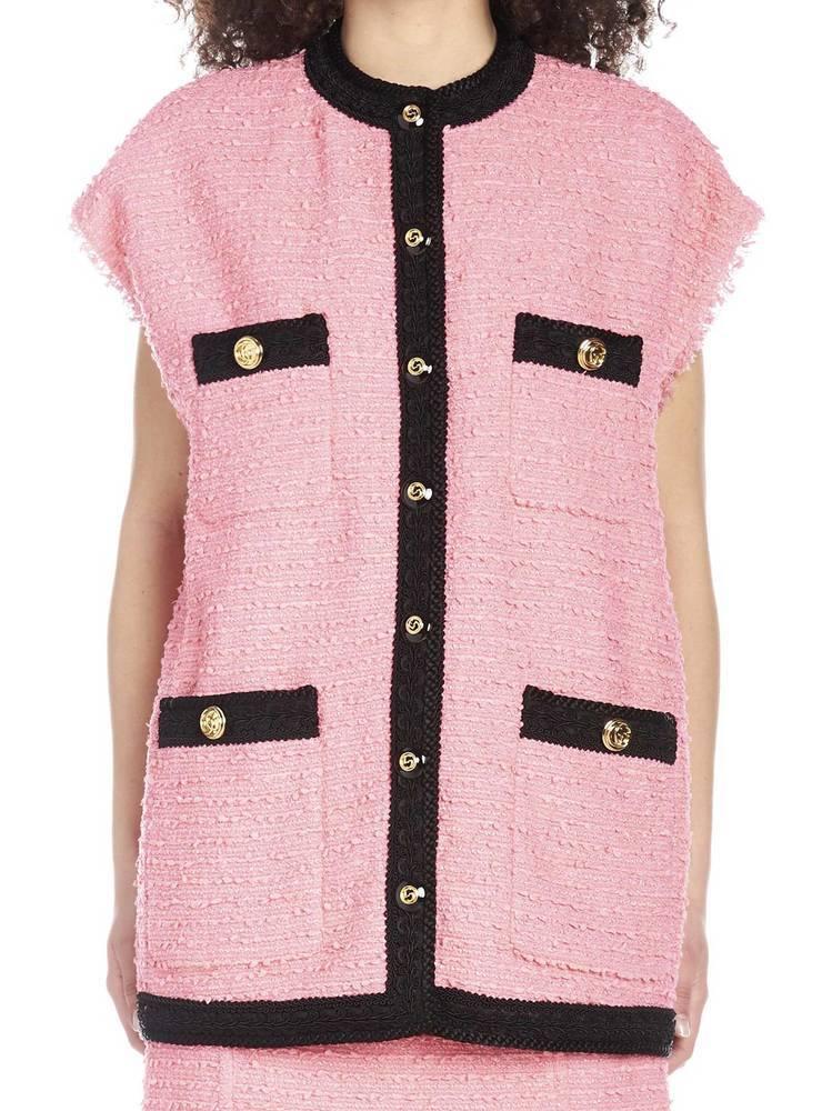 gucci tweed vest