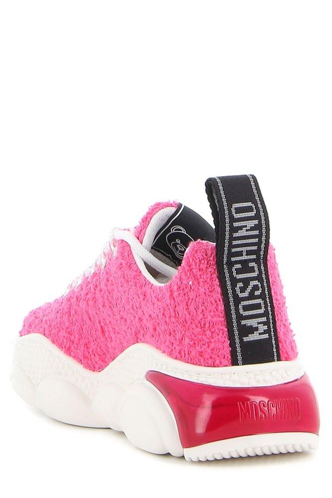 moschino trainers moschino teddy sneakers pink