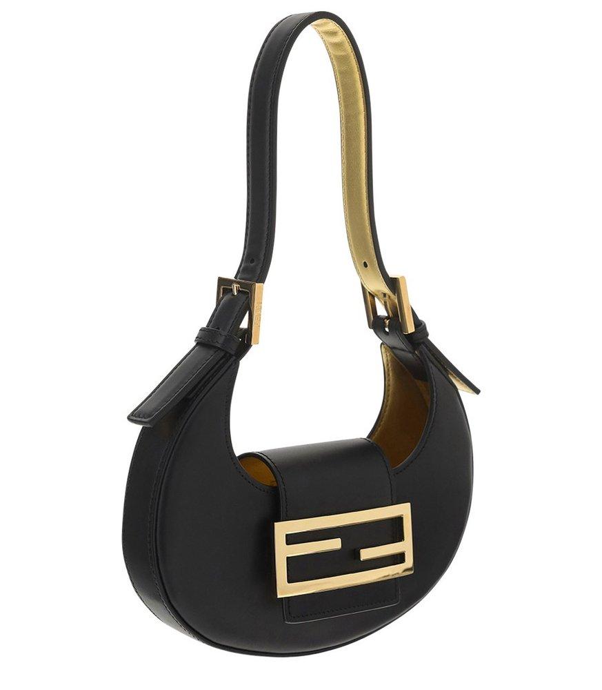 Fendi Cookie Mini Hobo Bag in Black