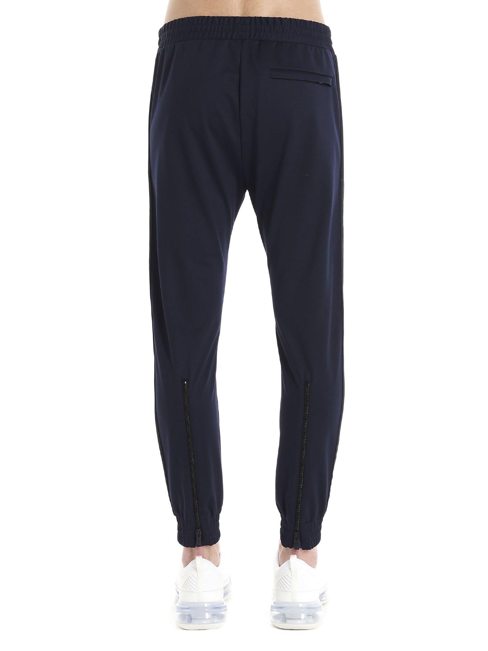 Prada Synthetic Tapered Jersey Sweatpants in Blue for Men - Lyst