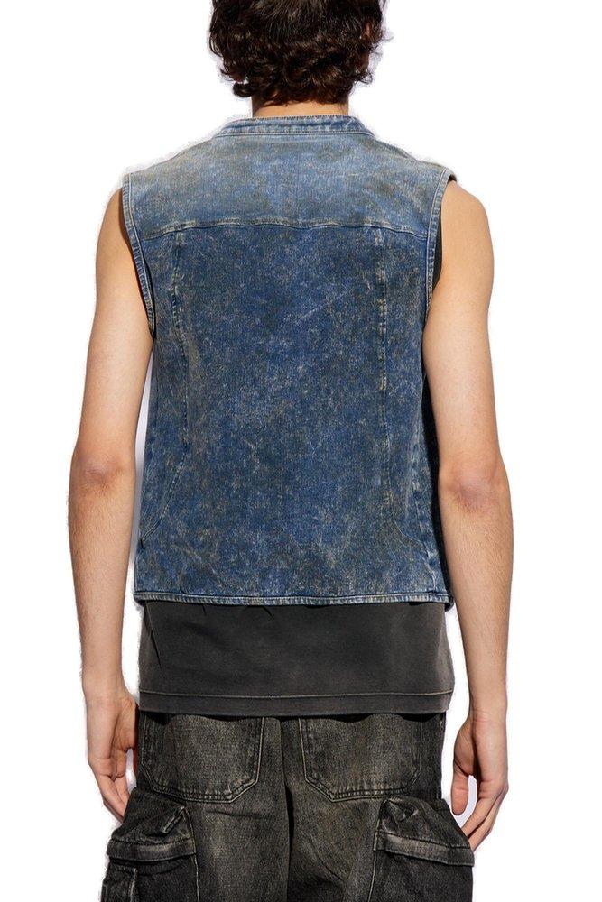 Diesel W-Hawkyl-Sl padded gilet - Green