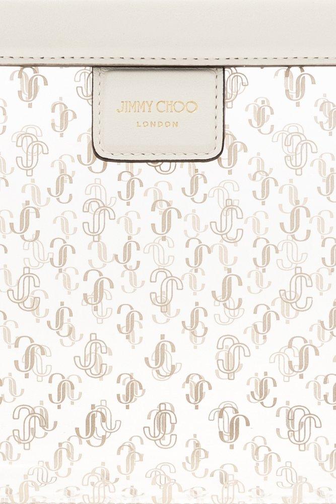 Buy Jimmy choo Monogrammed Varenne Pouch, Clear Color Women