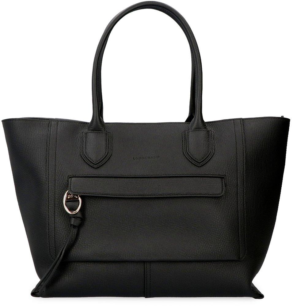 Longchamp Mailbox Large Top Handle Bag in Black | Lyst