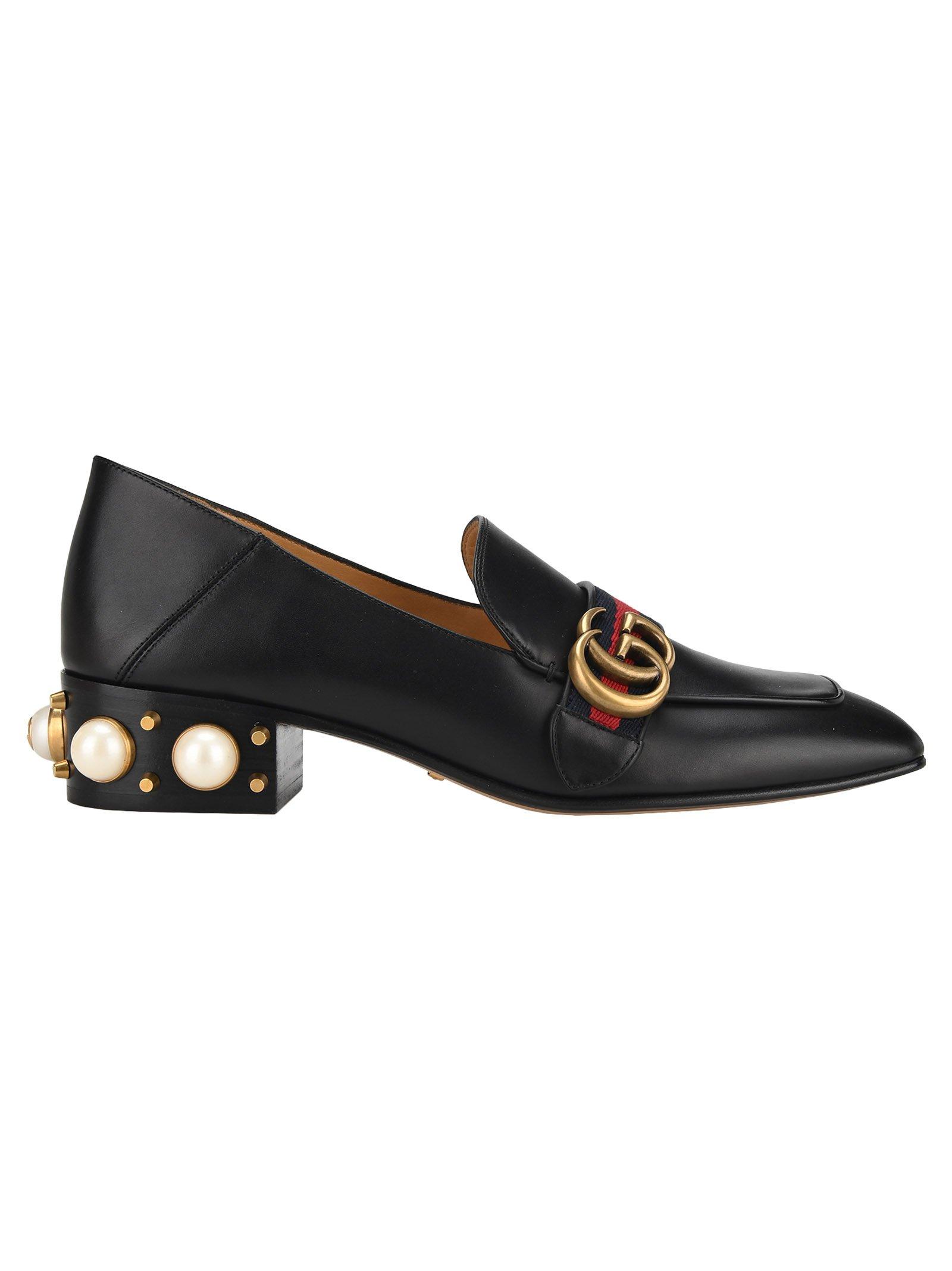 gucci embellished heels