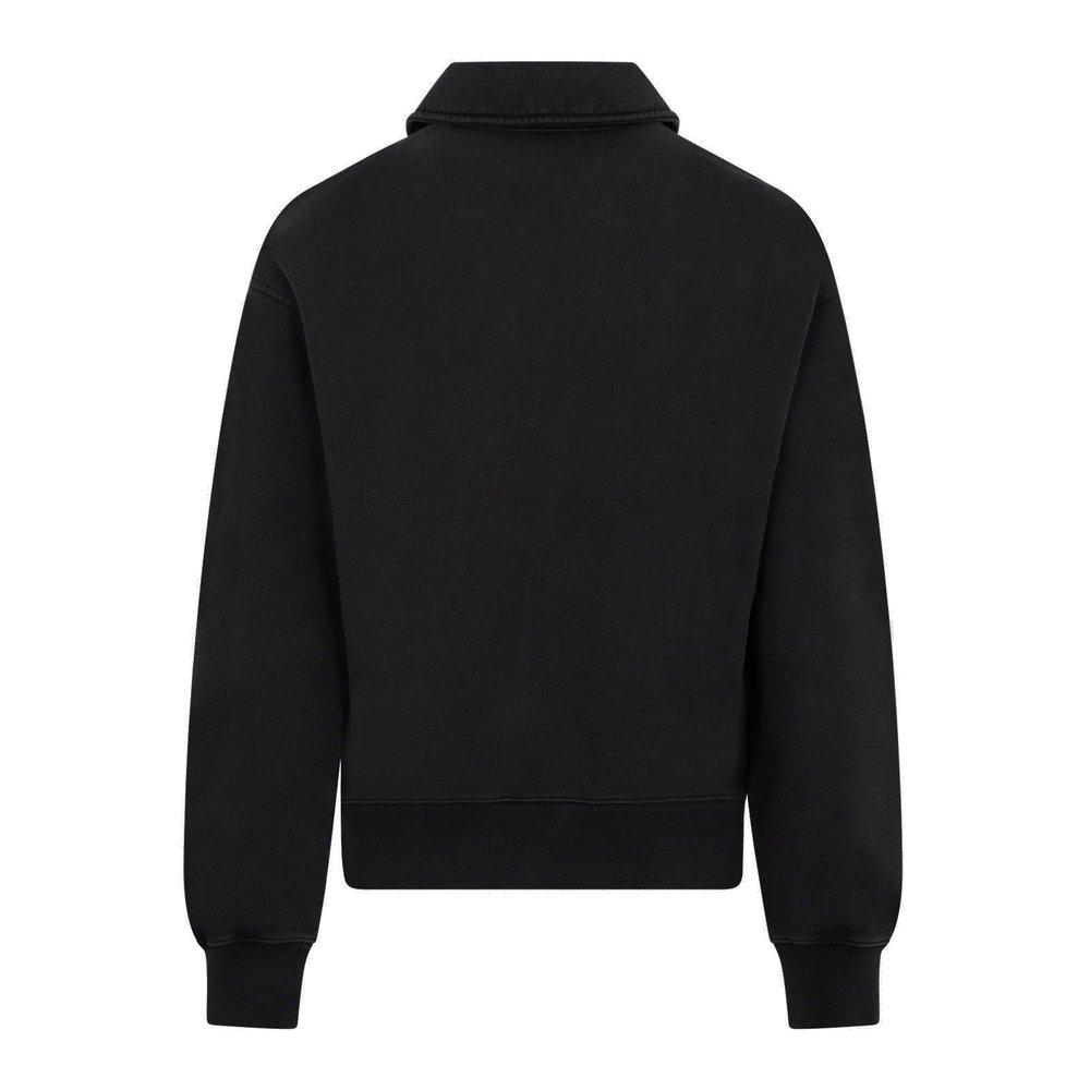 dior-Black-Half-zipped-Long-