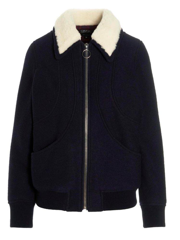 A.P.C. Agathe Jacket in Blue | Lyst