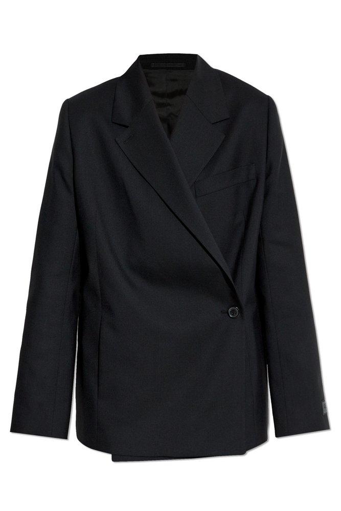 スーツ KENZO Women Suit Jackets FF52OU1419NF99 Black Kenzo Windproof Jacket - Black - Women | FF52OU1419NF99