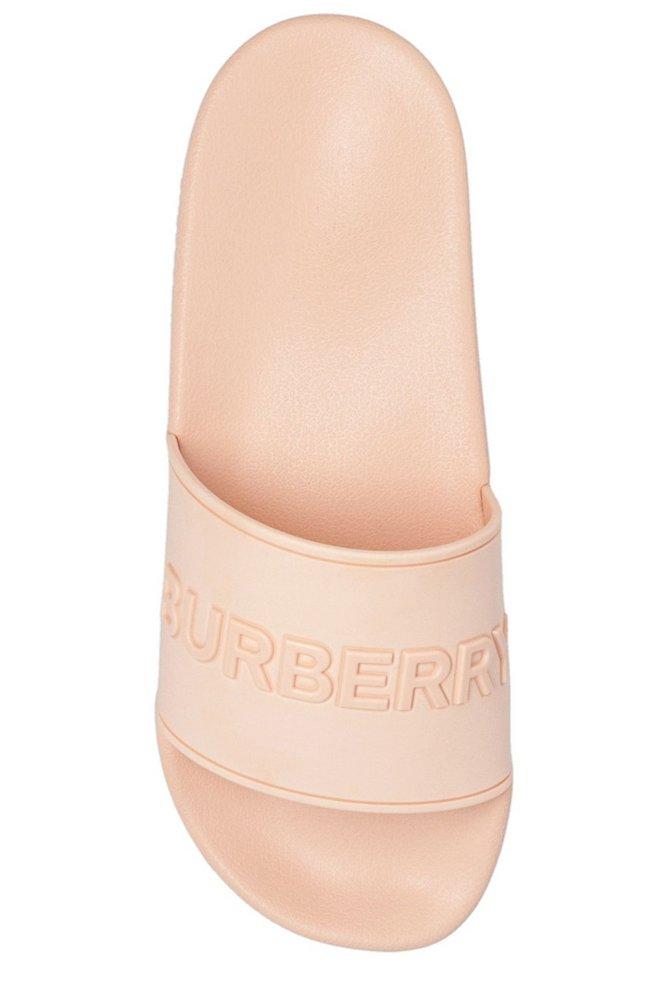 Burberry Furley Slip-on Slides in Pink | Lyst