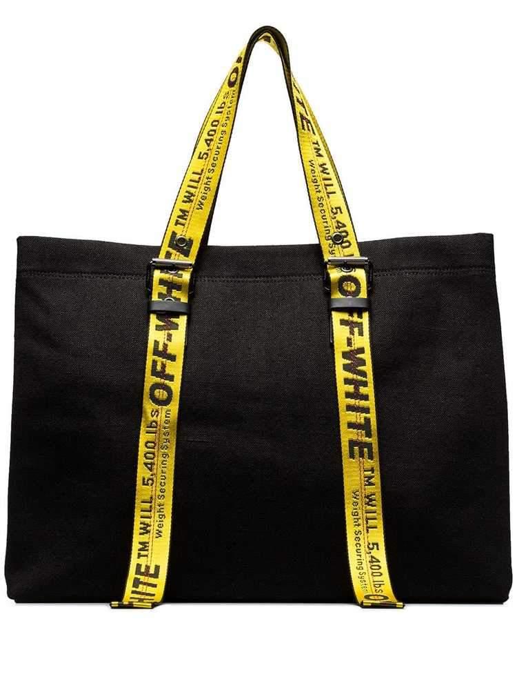 Off-White c/o Virgil Abloh Canvas Tote Bag in Black | Lyst