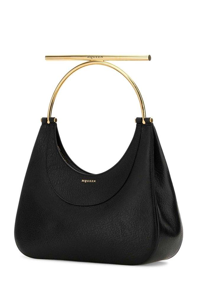 Alexander McQueen Logo Detailed Zip up Tote Bag in Black Lyst