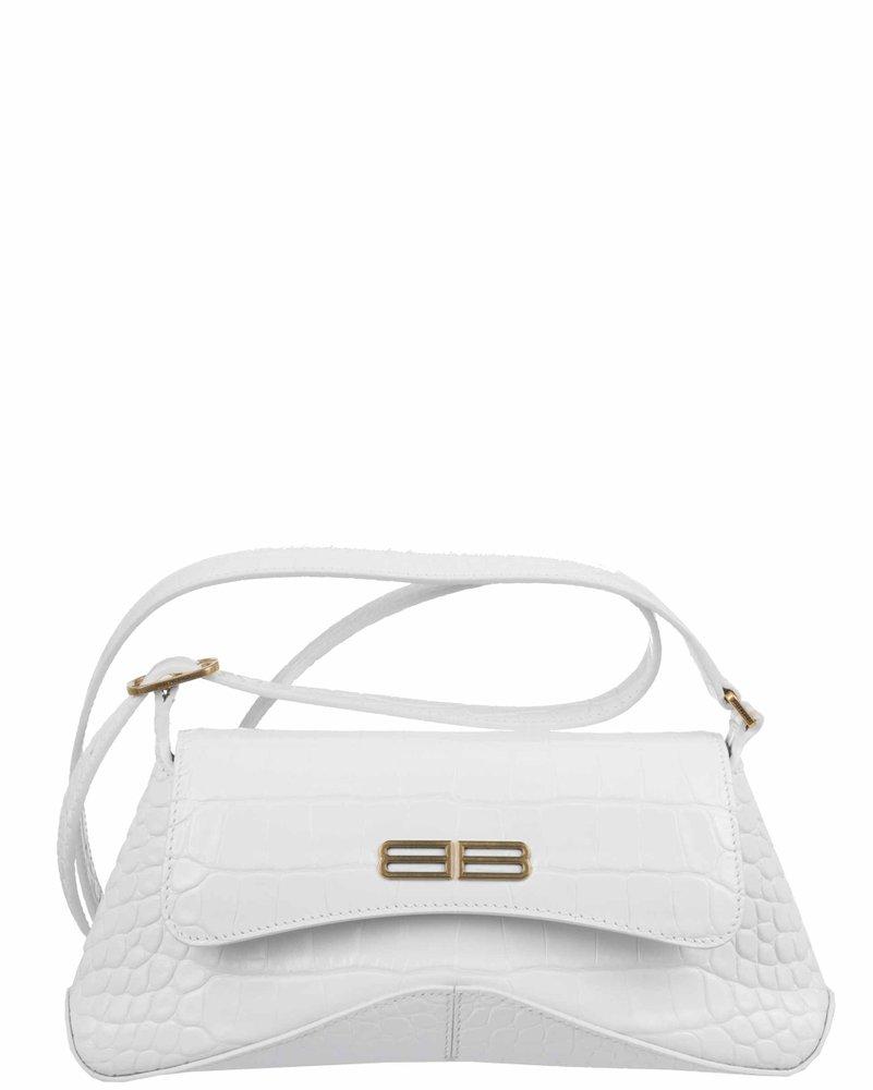 Balenciaga Leather Xx Flap S Bag in White | Lyst