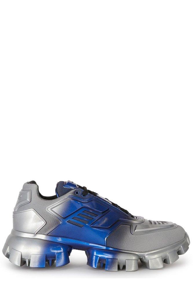Prada Cloudbust Thunder Lace-up Sneakers in Blue for Men | Lyst