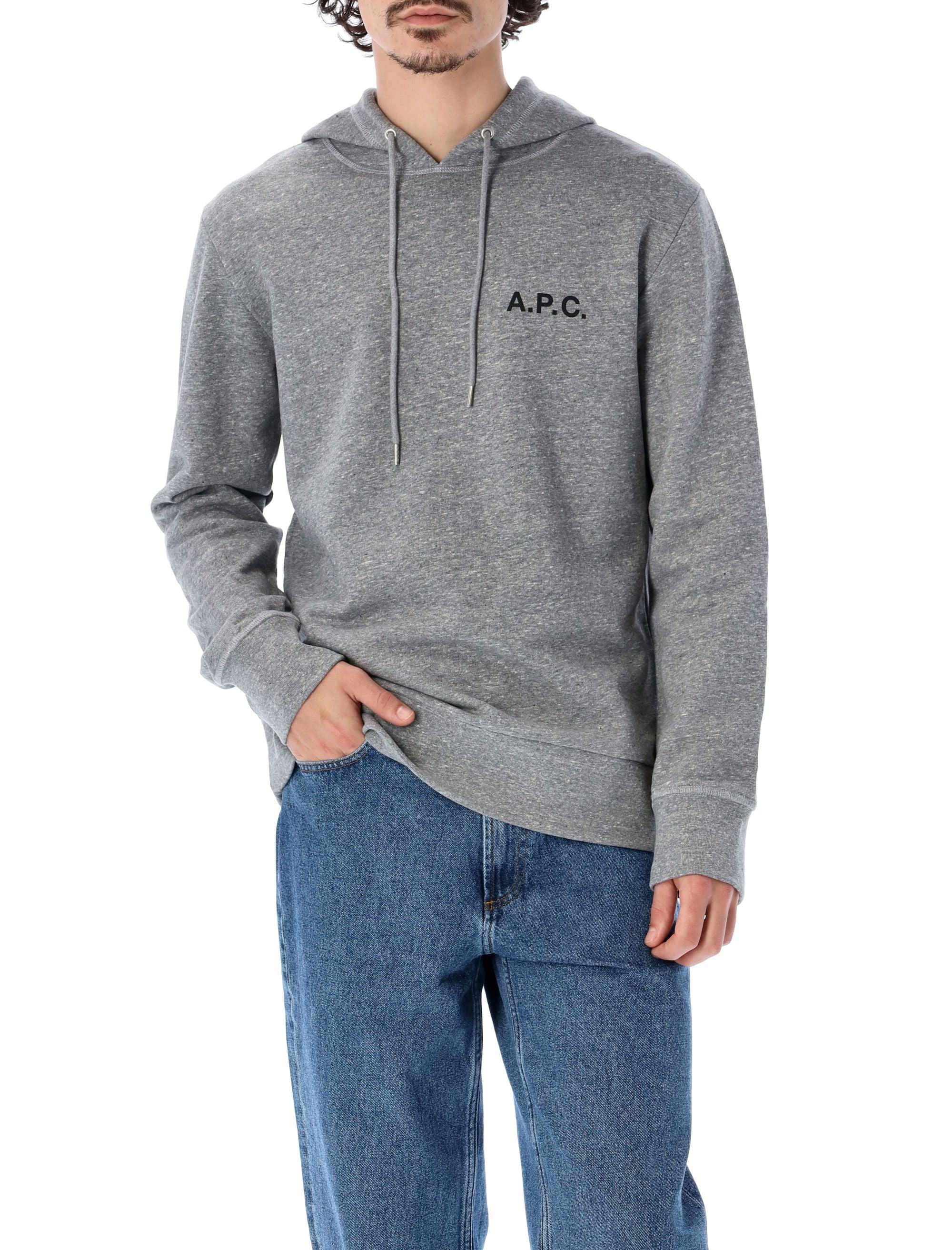 grey drawstring hoodie