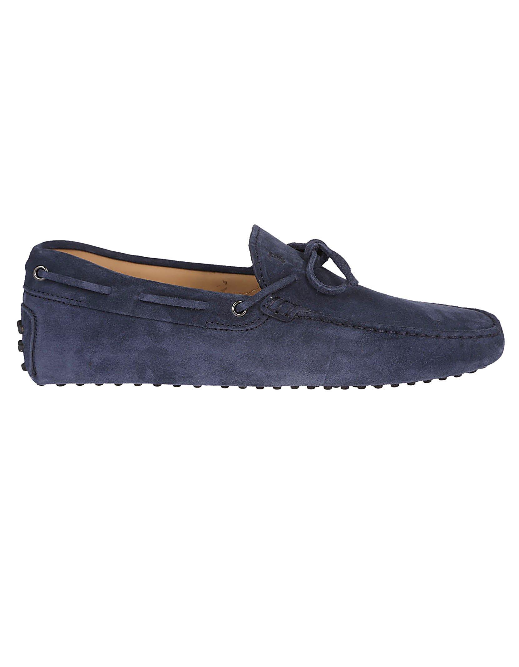 Tod's Leather Gommino Slip-on Loafers in Navy (Blue) for Men - Lyst