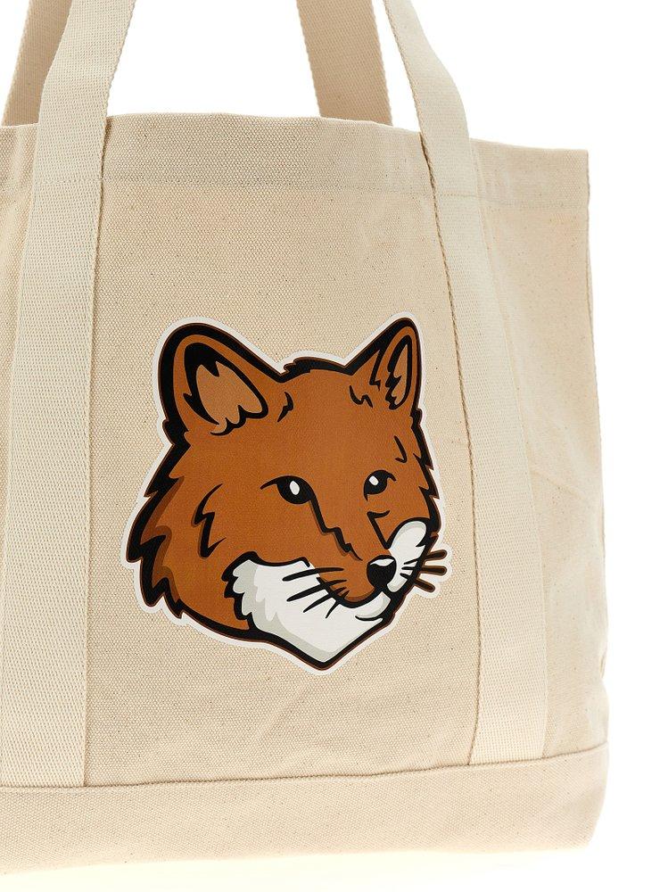 Maison kitsune yoga fox tote bag hotsell