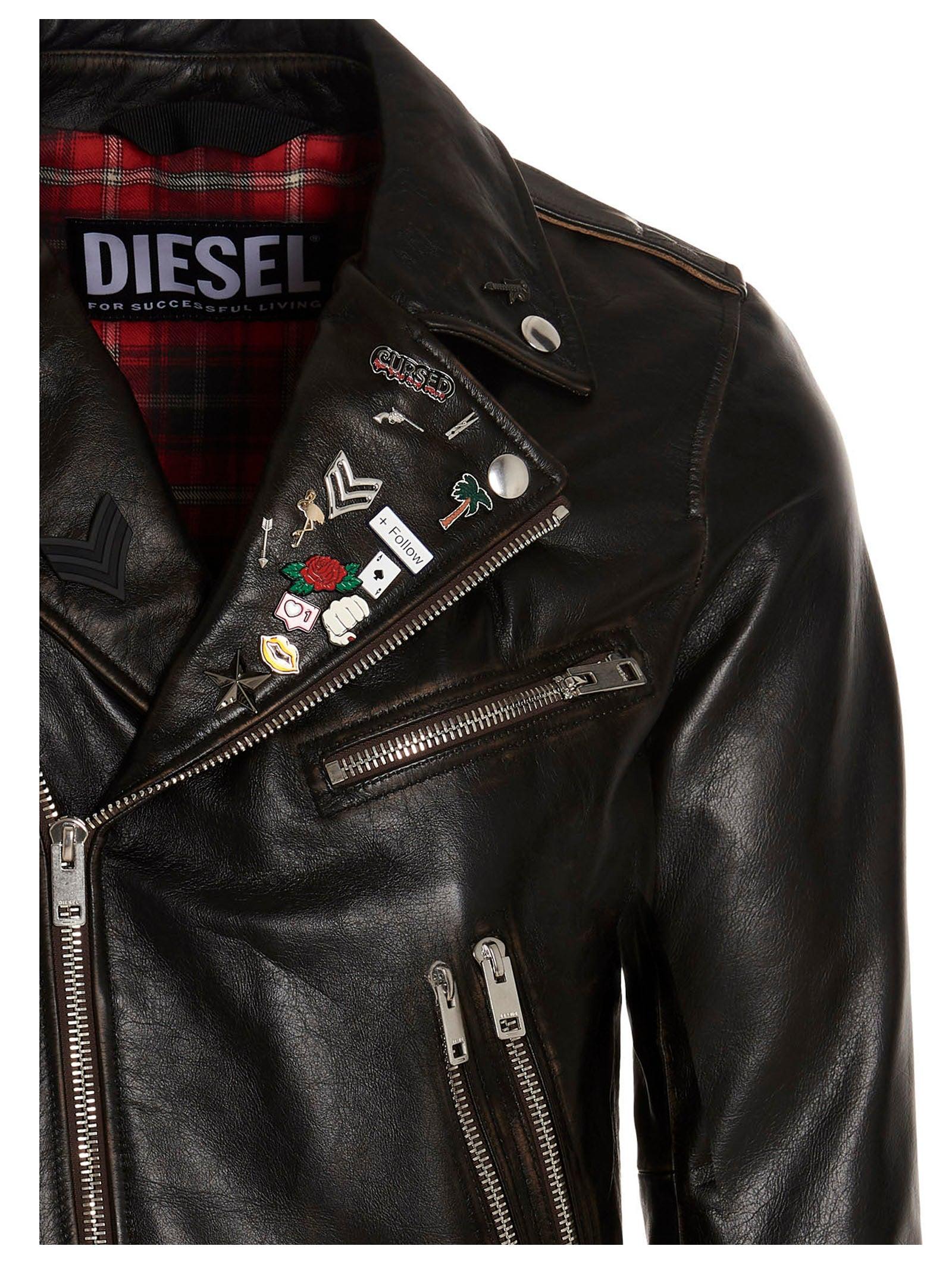 DIESEL L Garrett-new Jacket in Black for Men | Lyst