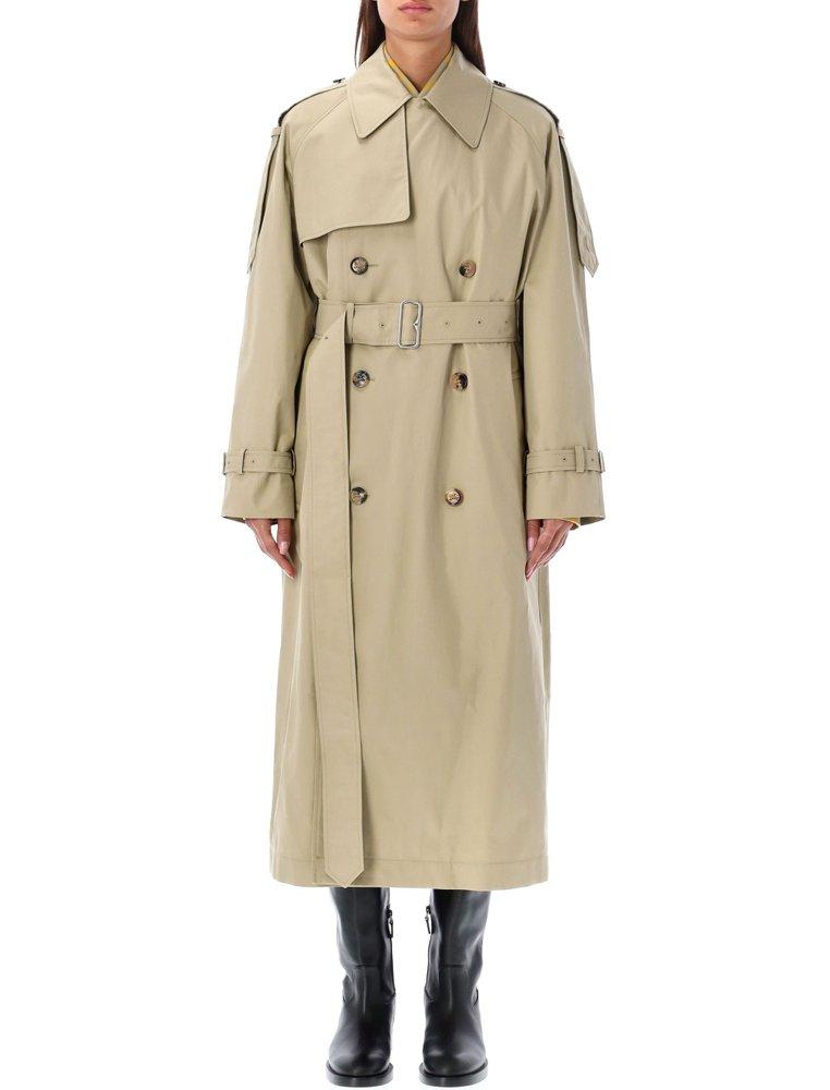 Burberry Castleford double-breasted trench coat - Green