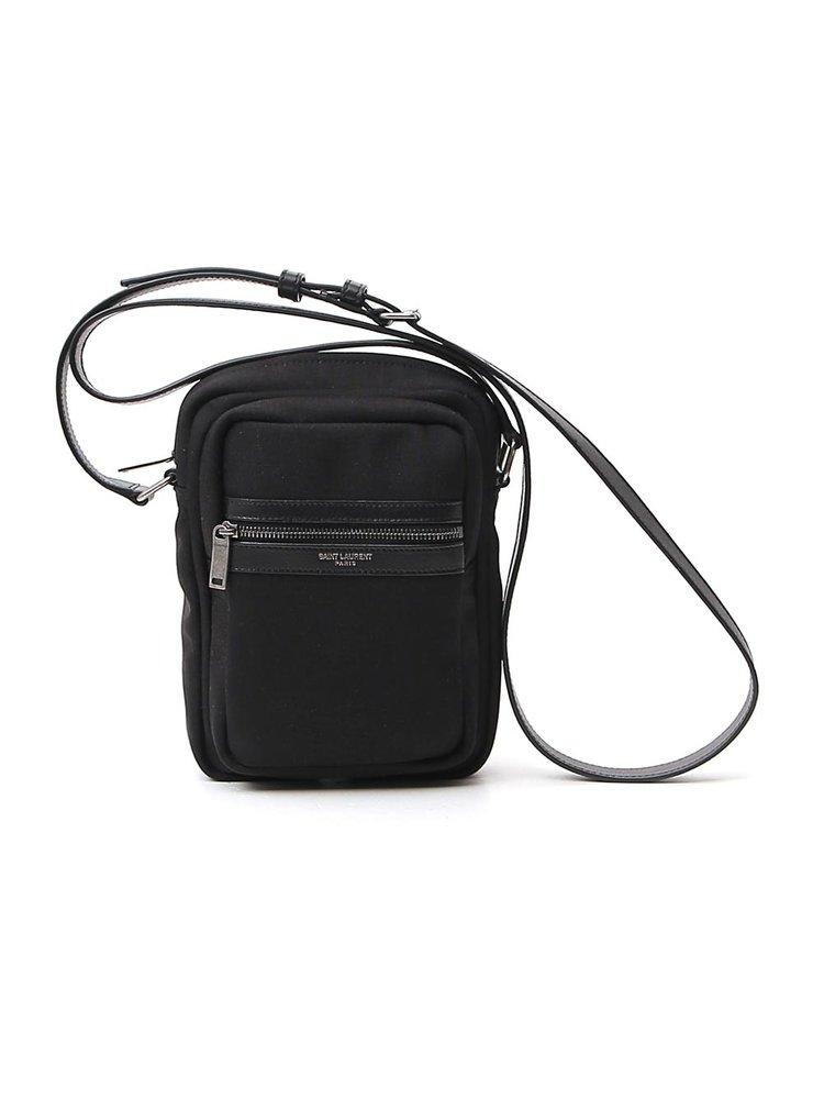 Saint Laurent Sid Pouch Crossbody Bag in Black for Men