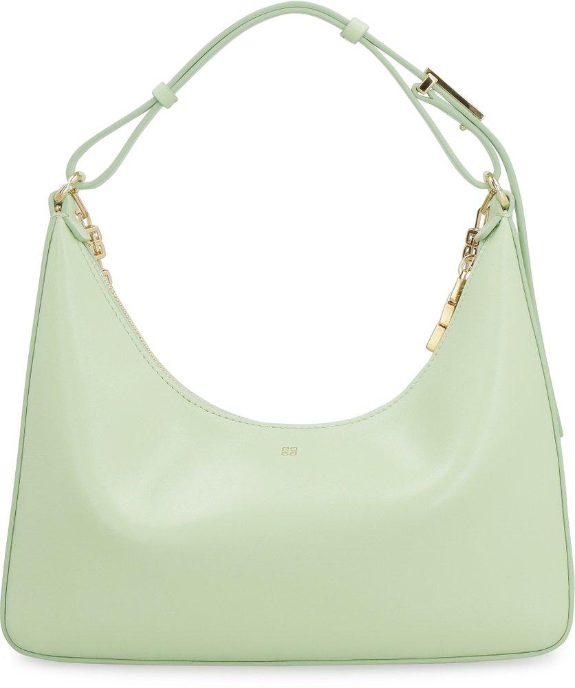 Givenchy Moon Cut Out Leather Shoulder Bag in Green | Lyst