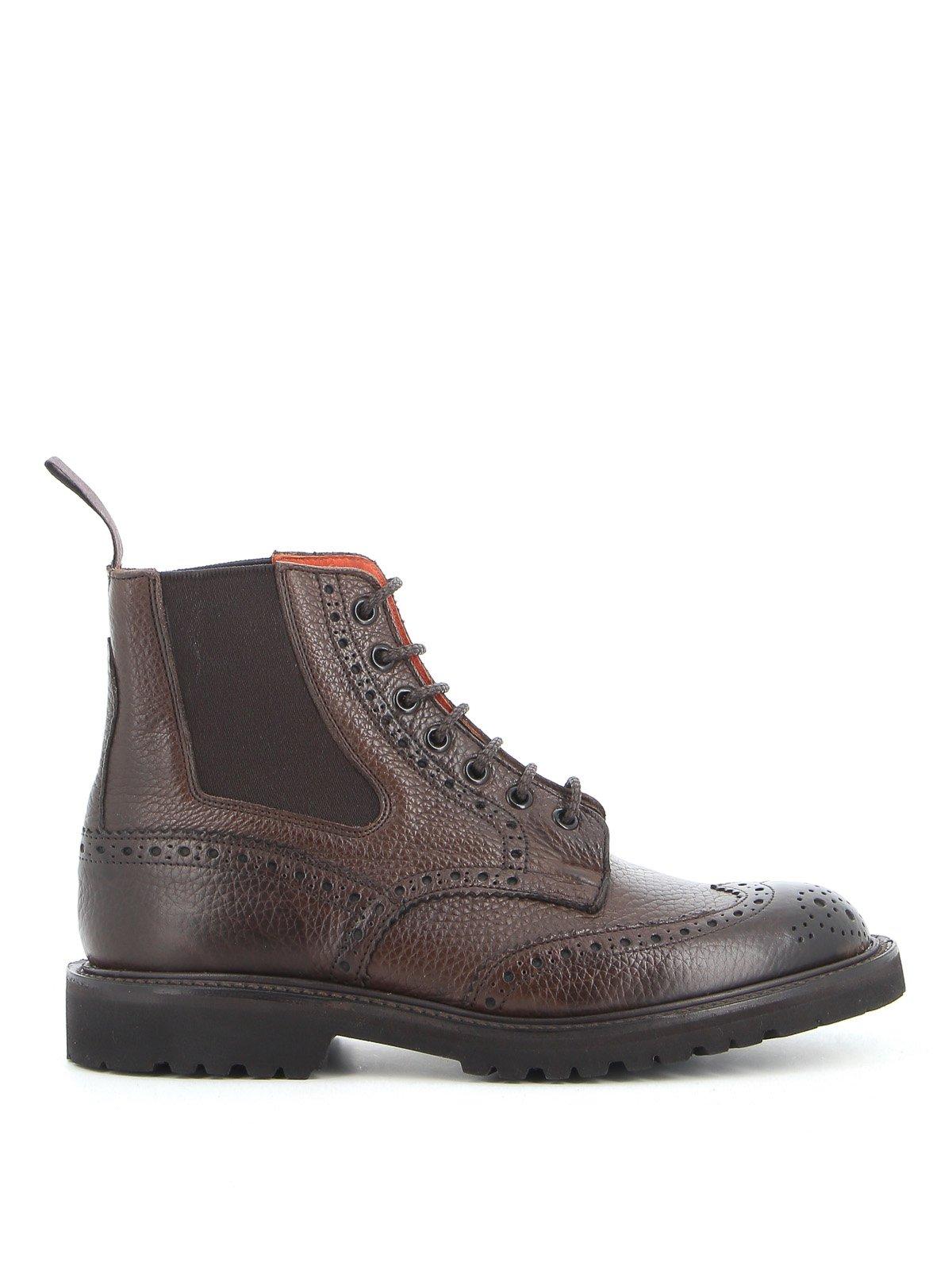 brogue motorcycle boots