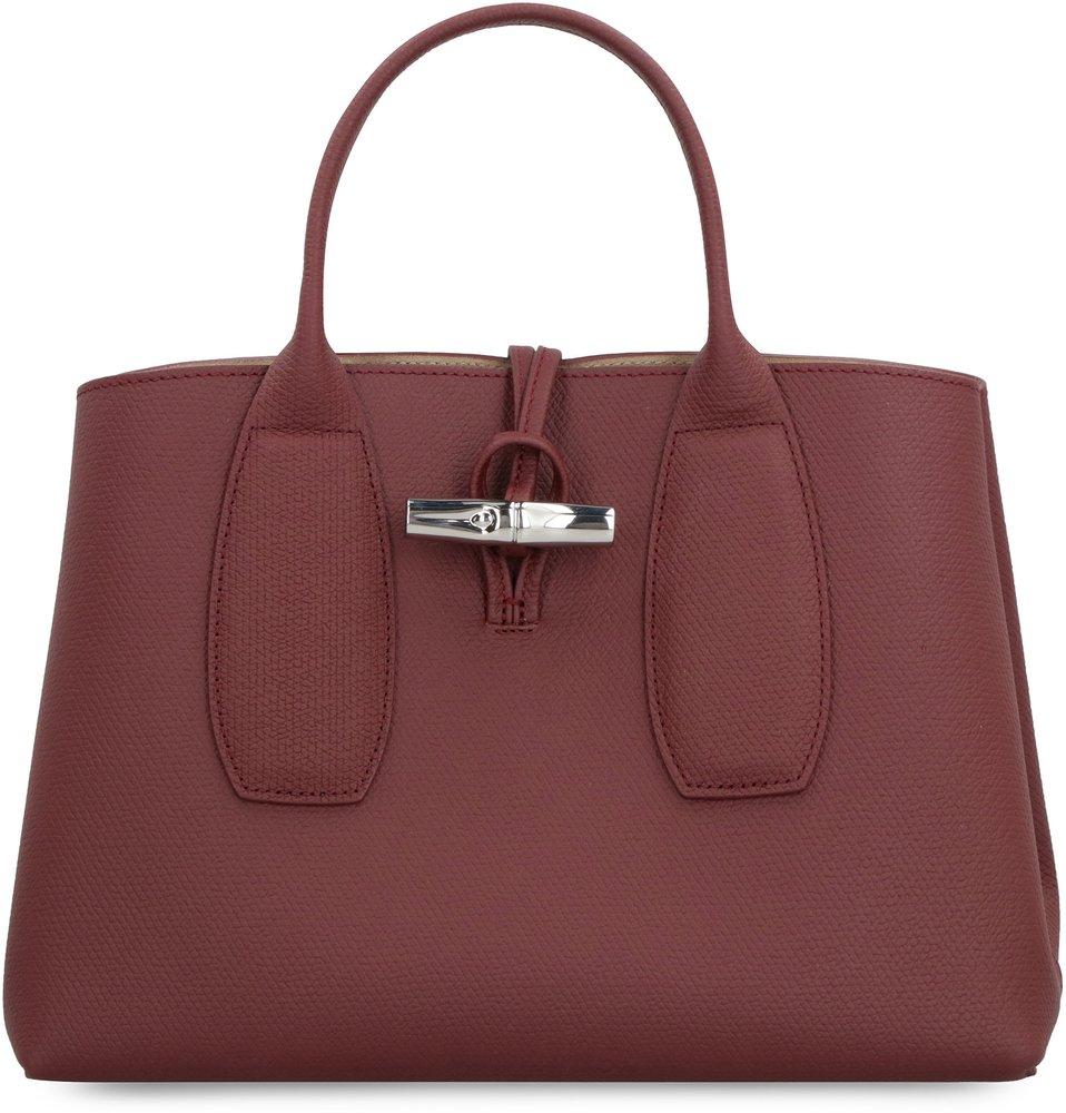 Longchamp M Roseau Leather Handbag in Brown